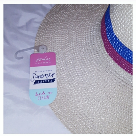 JOULES STRAW NATURAL COLOR HAT - Picture 3 of 6